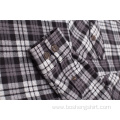 Custom Loose Printed Checked Casual Flannel Overshirts